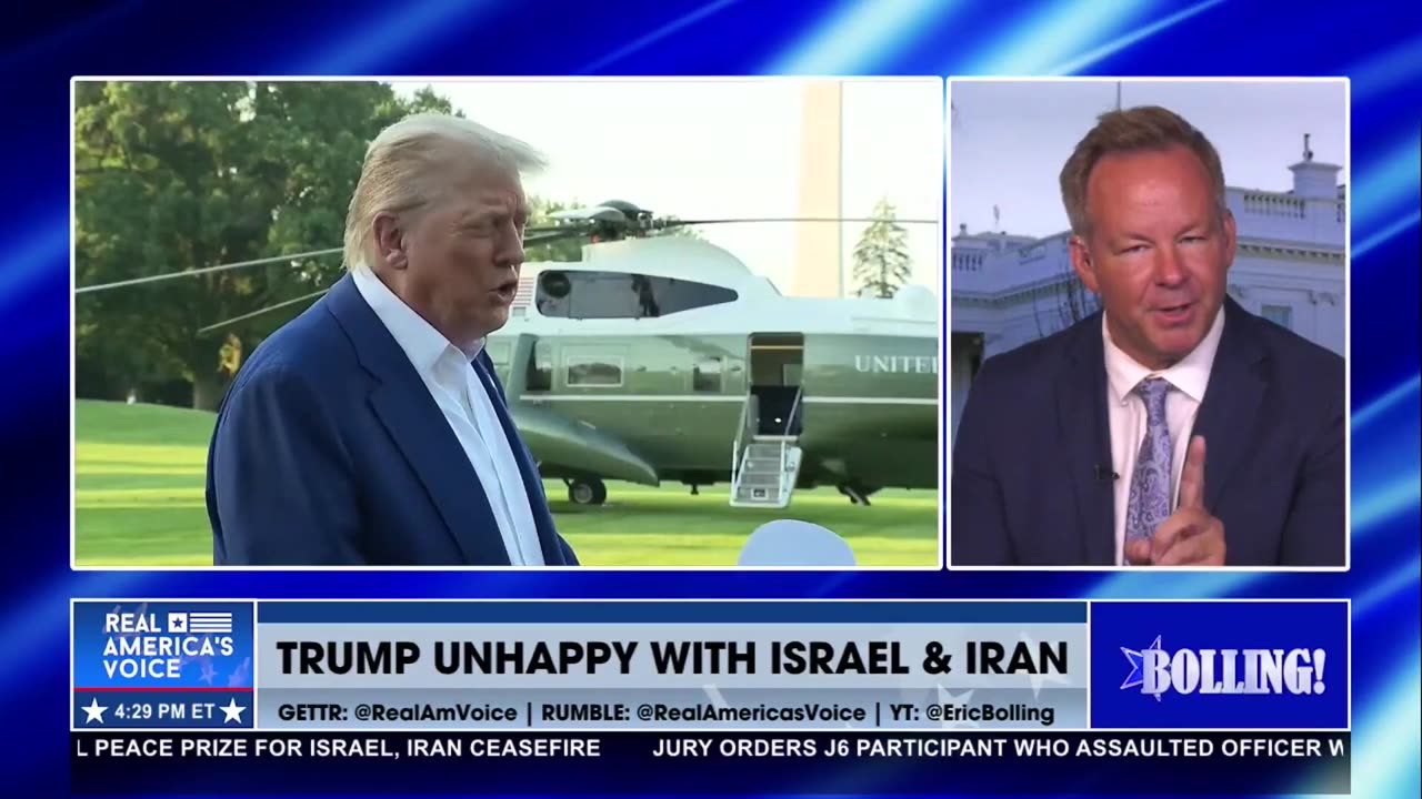 TRUMP IS VERY FRUSTRATED WITH IRAN AND ISRAEL