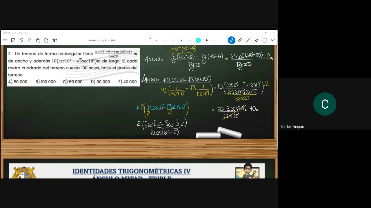 SAVIA SEMIANUAL 2024 | Semana 10 | Trigonometría