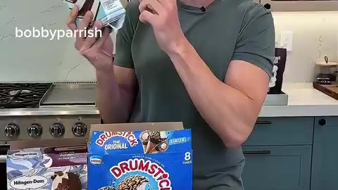 Food fraud) Chemical lump ice cream. Ice cream that doesn't melt 24 hours a day