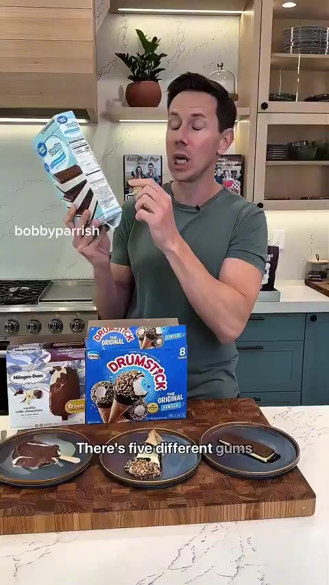 Food fraud) Chemical lump ice cream. Ice cream that doesn't melt 24 hours a day