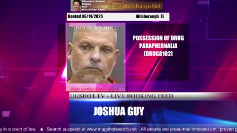 Mugshot TV - Live Arrest Booking Video Stream