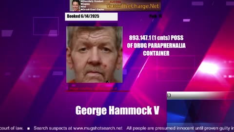Mugshot TV - Live Arrest Booking Video Stream
