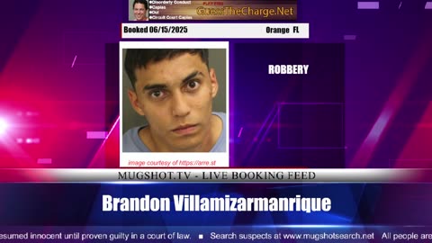 Mugshot TV - Live Arrest Booking Video Stream