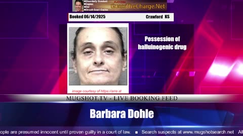 Mugshot TV - Live Arrest Booking Video Stream