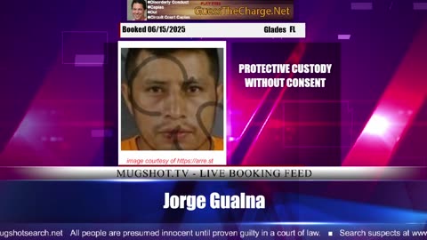 Mugshot TV - Live Arrest Booking Video Stream
