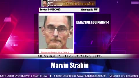 Mugshot TV - Live Arrest Booking Video Stream