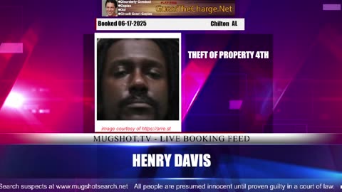 Mugshot TV - Live Arrest Booking Video Stream