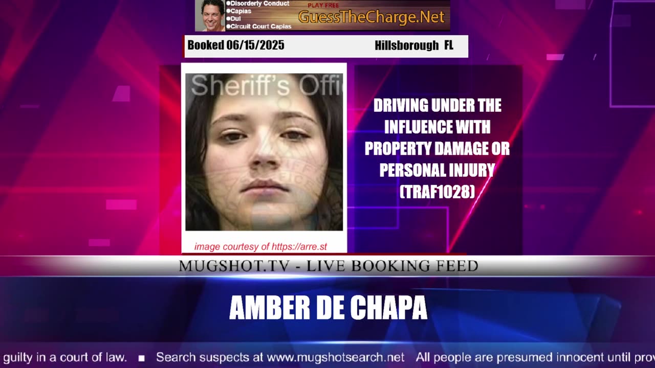 Mugshot TV - Live Arrest Booking Video Stream