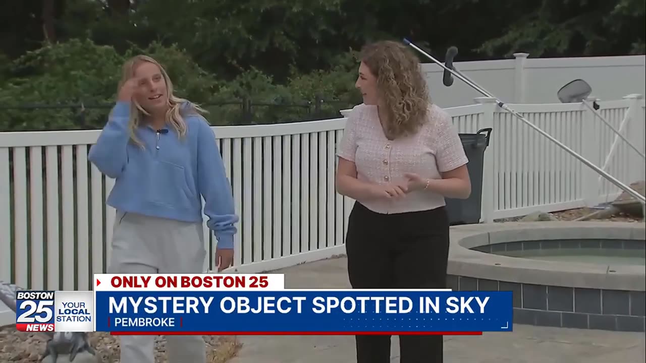 Observations réelles d'OVNI ! Une chaîne de télévision a enregistré un OVNI.