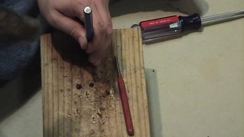 Tapping out old rivets