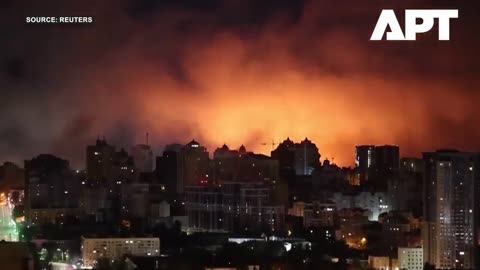Ukraine Under Fire: Russia Targets Presumed Air Base in Overnight Drone & Missile Barrage
