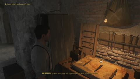 Buy a knife from Pasquale's store Mafia The Old Country