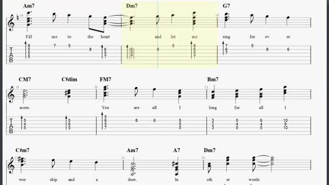 Fly Me to the Moon Simple Guitar Version