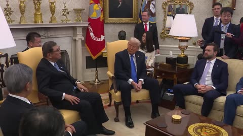 President Trump Hosts a Bilateral Meeting with the Prime Minister of Japan