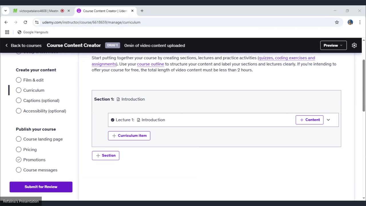Course Content Creation 2