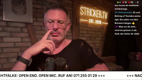 NACHTFALKE 01./02. Juli 2035. Open End. Open Mike. Ruf an! 071 255 01 29
