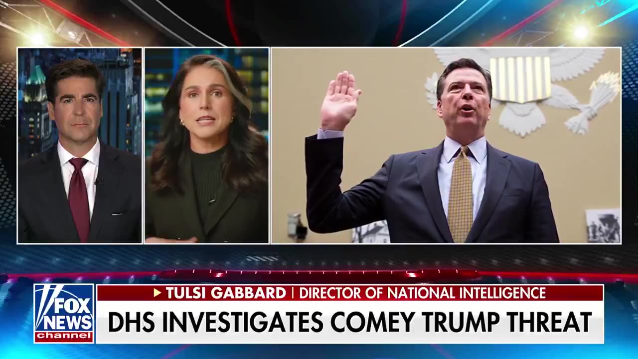 Tulsi Gabbard Unleashes about the Comey on the 8647 Threat