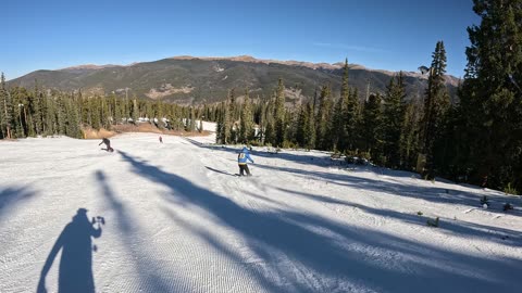 Snowboarding Keystone Colorado USA 11/5/2025 with Disco Darren
