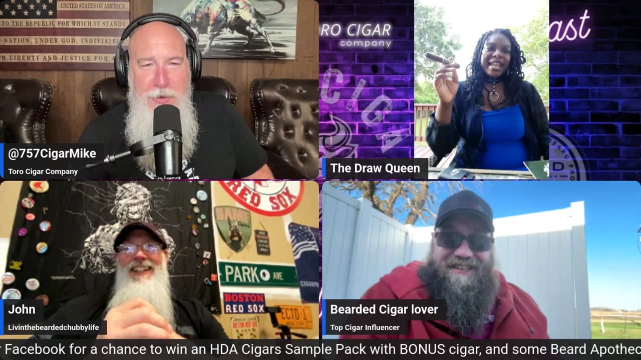 Toro Cigar Lounge Podcast LIVE with the One and Only Draw Queen!