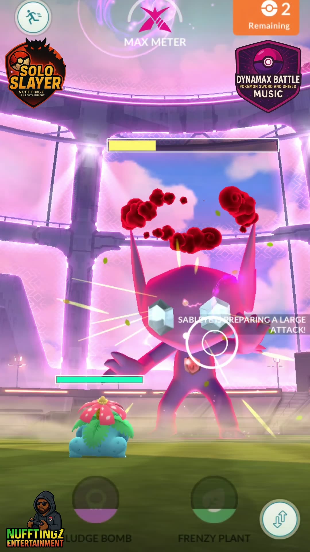 Dynamax Sableye Solo Raid – Max Monday Domination | Pokémon GO Short