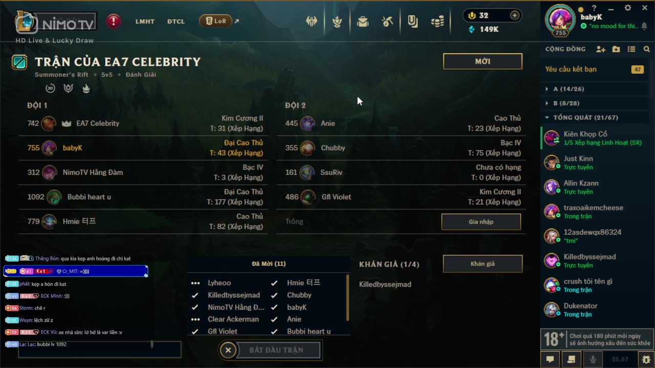 12/4/2025 - Part 1 - Custom chảo lửa (Celeb, Jess, Viruss)