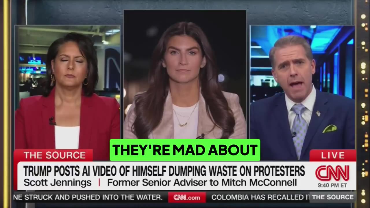 Scott Jennings pushes back on CNN questioning President Trump's post