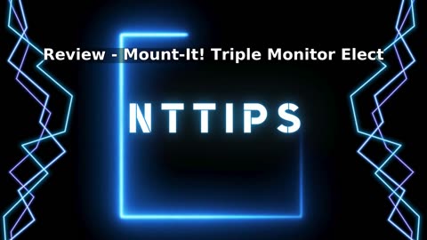 Mount-It! Triple Monitor Electric Standing Desk Converter - 3 Screens Stand Up D