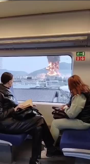 Debris Falls on Oil Depot in Tuapse, Krasnodar Region