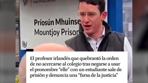 Sale de Prisión el Profesor Enoch Burke, quien se levantó contra los pronombres 'trans'