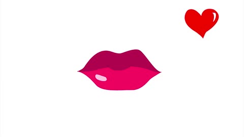 Lips, blowing kiss, romance
