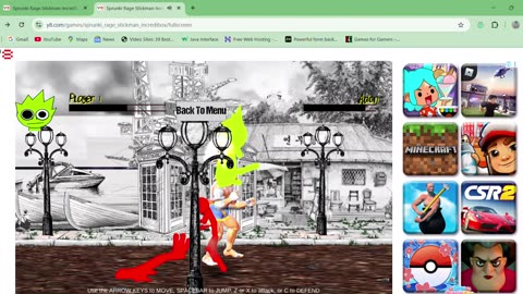 Sprunki Rage Stickman Incredibox - Playthrough Walkthrough longplay Unity Beat em up Internet