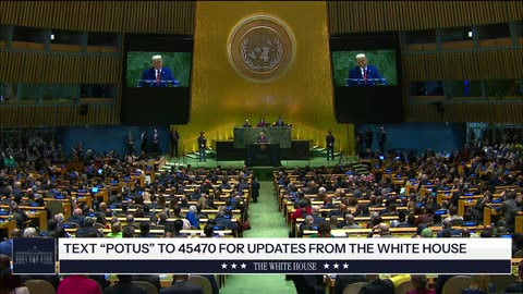 Trump Delivers Remarks to the United Nations General Assembly September 23, 2025 