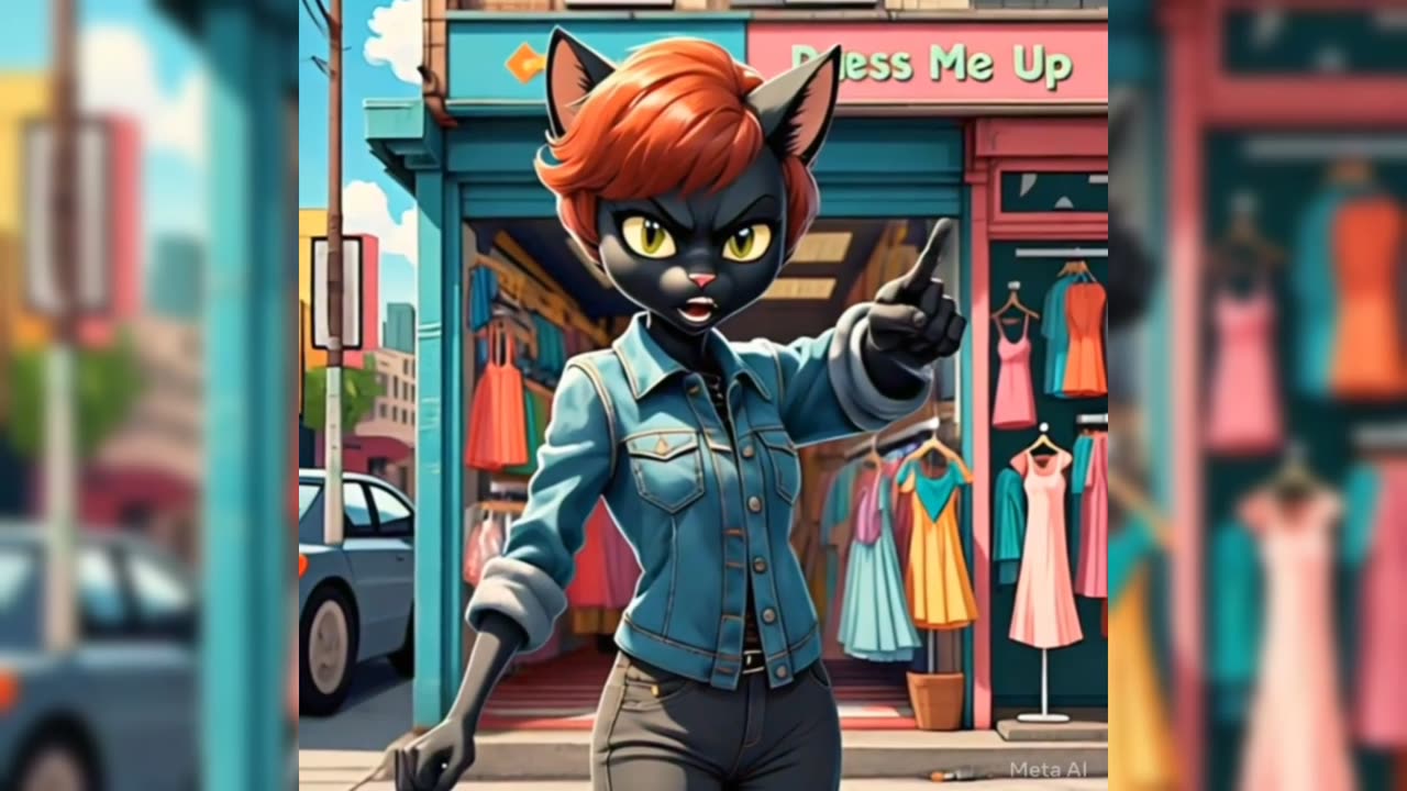 The black cat