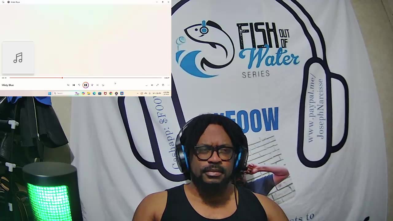Jac Ross Misty Blue Reaction