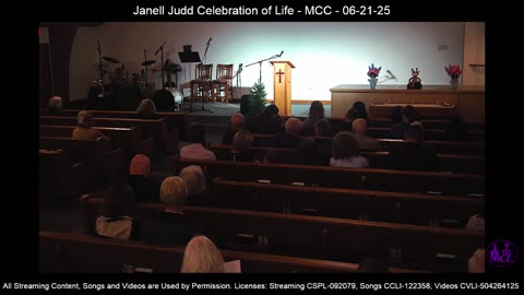 Janell Judd Celebration of Life - MCC - 06-21-25