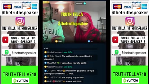 SIRBBB 3RD SHIFT SOLO LIVE LINES UP WITH FLAWLESS SHANTEL FOR REAL TALK