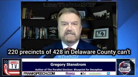 Greg Stenstrom states that an enormous fraud operation over 327,000 fraudulent votes