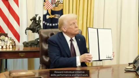 President Trump: "We're going to bring back common sense to government."