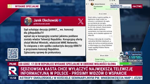 Korupcyjny szantaż wobec Republiki: pieniądze za koncesję | Republika Dzień