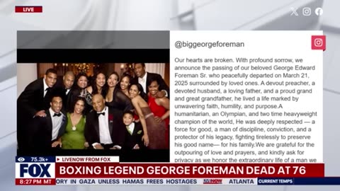 VAXXED UP Heavyweight boxing legend George Foreman dies aged 76