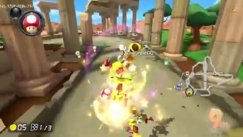 7_13_23 Edition Of Mario Kart 8 Deluxe. Racing With TheGreatGQ