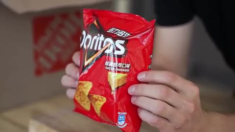 Tasting Rare Snacks And Drinks