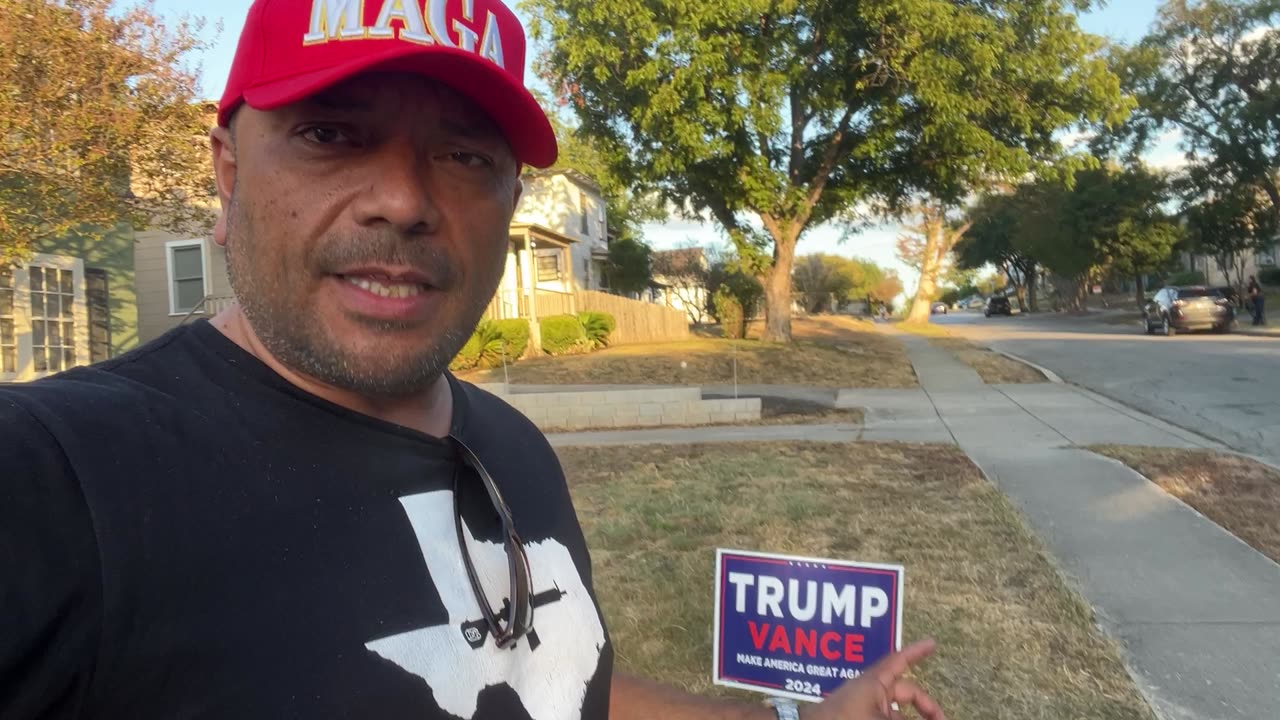 I just installed my Trump/Vance yard sign at my property.