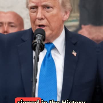 Trump Sends Message After Bill Passage