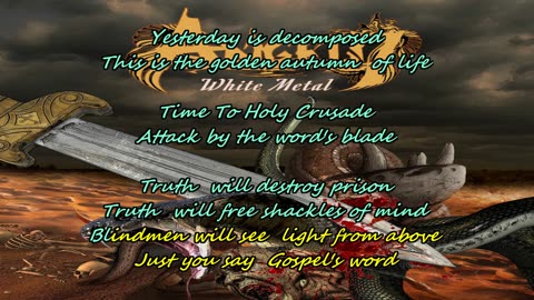 Angel 7 - Golden Autumn [Time For a Holy Crusade] {just karaoke gospel's word}