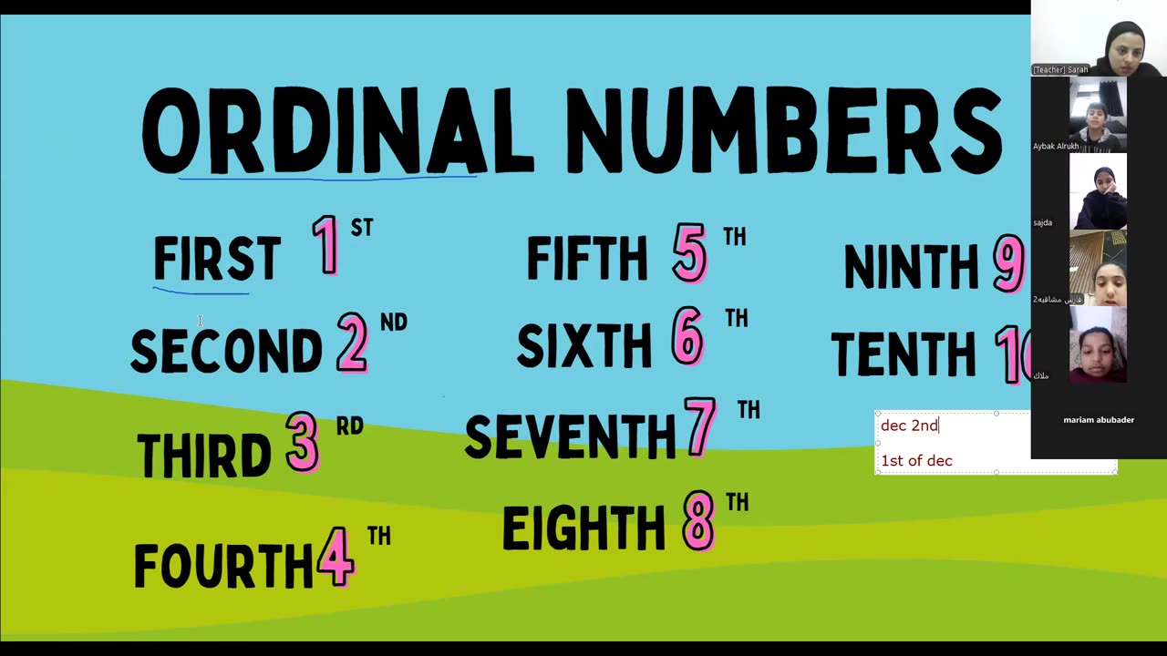 cardinal and ordinal numbers