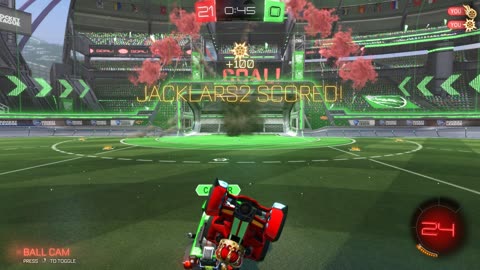 Rocket League: Exhibition Soccar Home Championship Field Gameplay