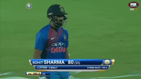 Top Knock by Rohit Sharma | 80 vs New Zealand | ODI 2017 Highlights