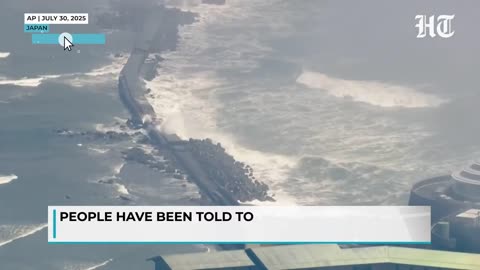 On Cam: Tsunami Hits Japan After Russia Earthquake; Evacuation Alert For 1.9 Million| Tokyo,Hokkaido