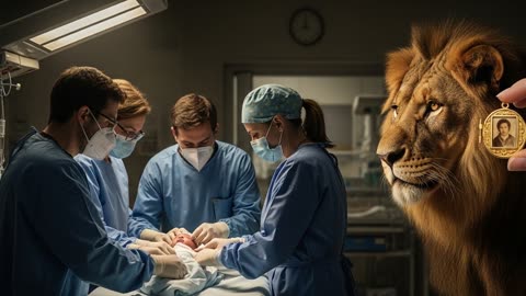 2. Lion Saves Cubs from Poachers